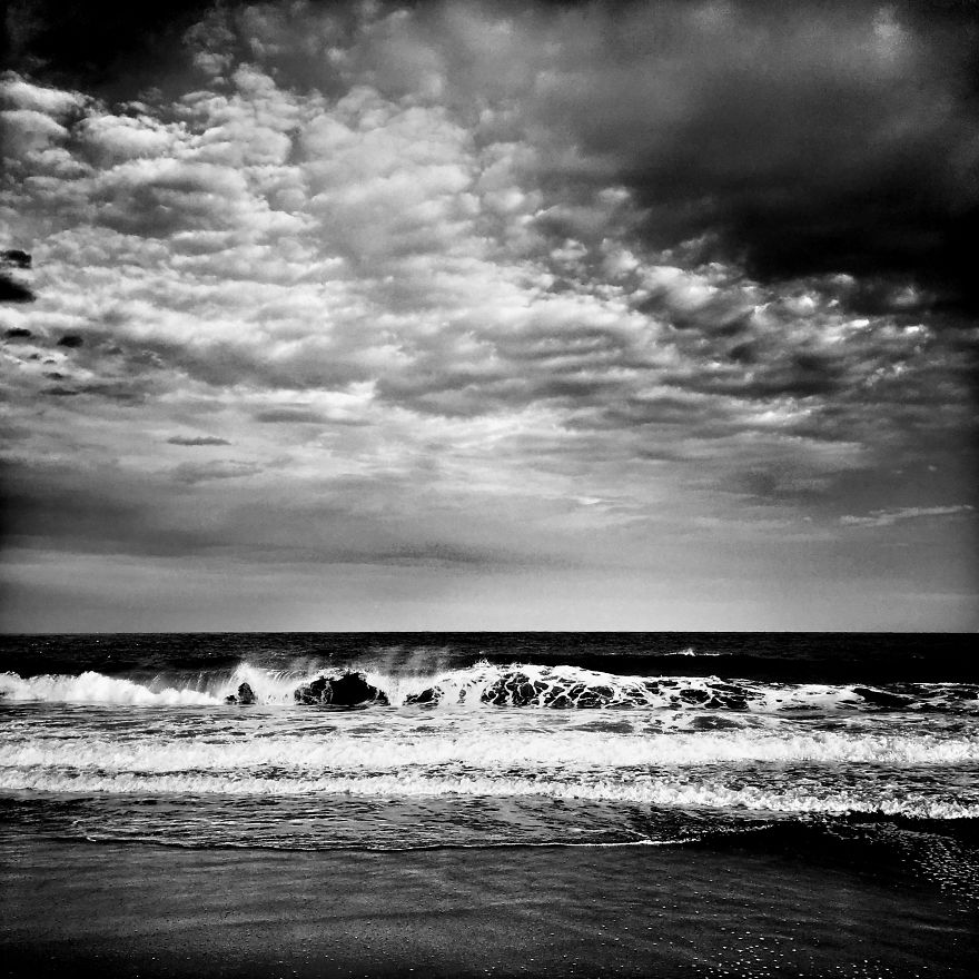 My B/w Square World With Iphone