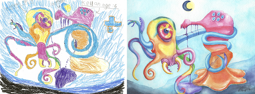 Custom Kid Art Transforms A Child's Drawing Into Pure Magic