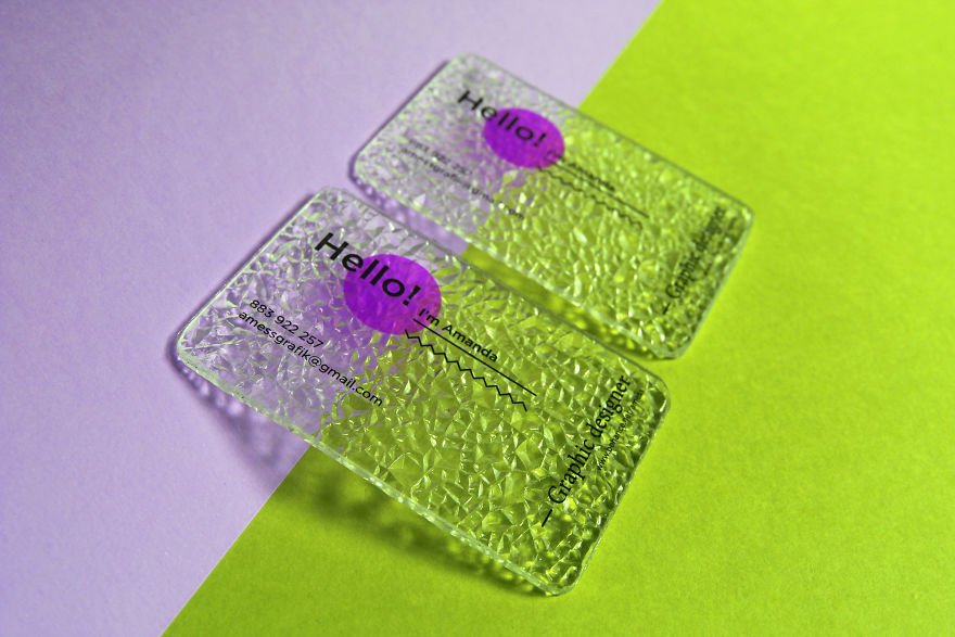 Colourful Business Cards