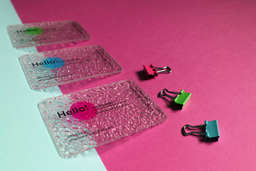 Colourful Business Cards