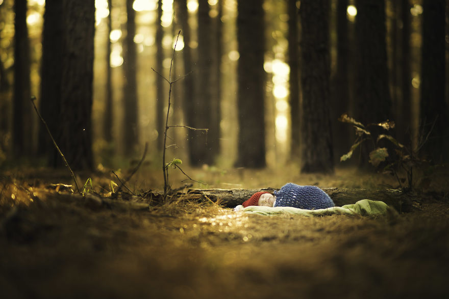 I Was Asked To Do An Infant Photo Session In The Forest And The Results Are Adorable