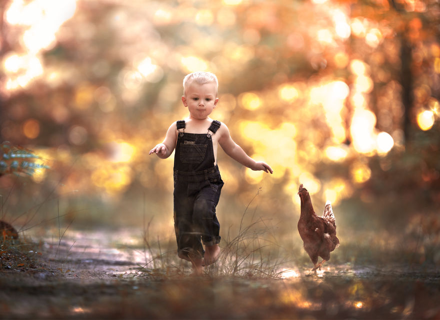 Photographer Creates Magical Images Of Her Three Children.