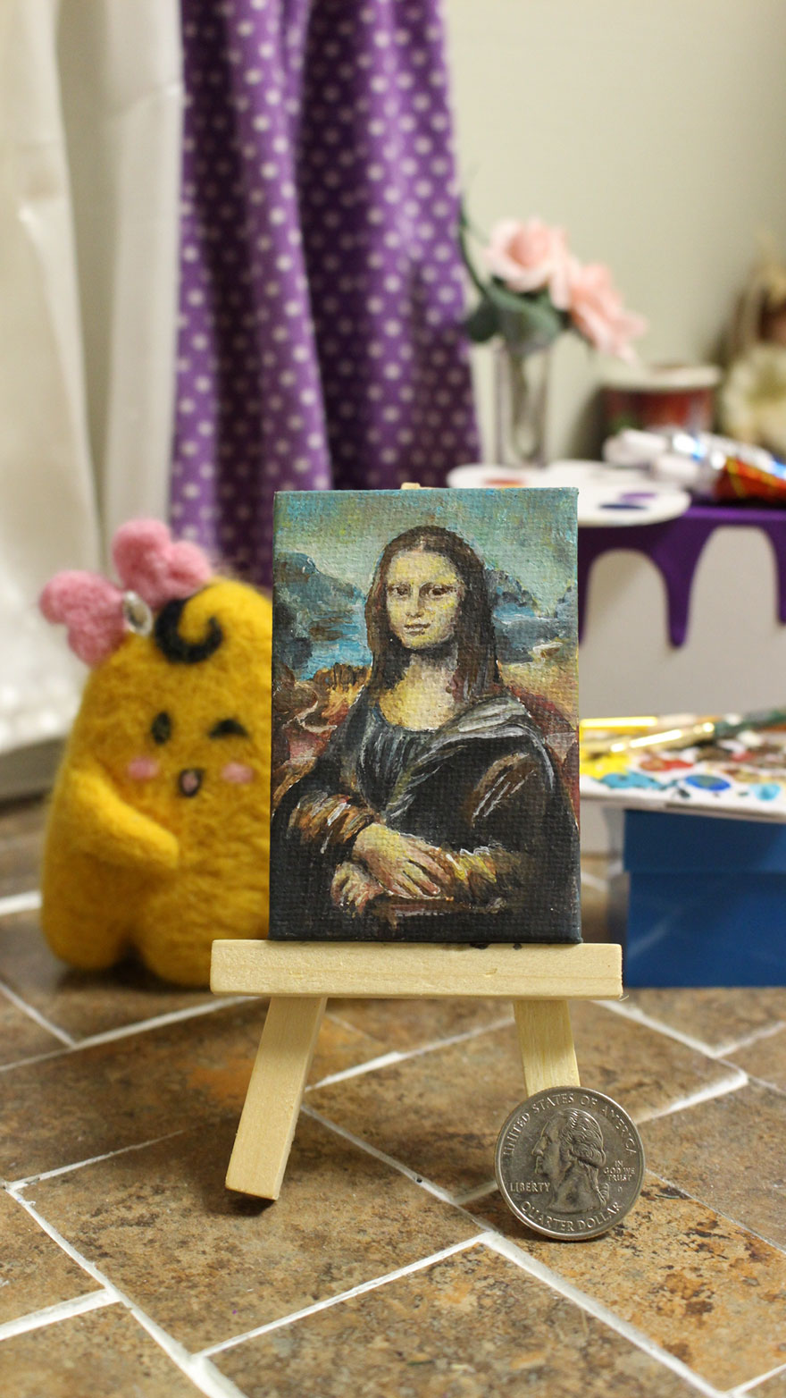 Did I Paint The World's Smallest Painting Of Mona Lisa?