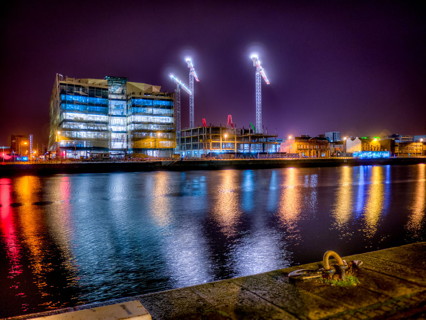 My Views Of Dublin City By Night