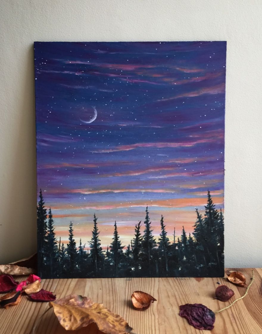 I Love To Paint Imaginary Worlds