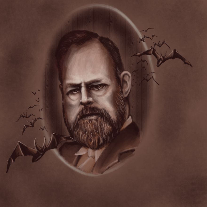I Made Caricatures Of Famous Horror Authors
