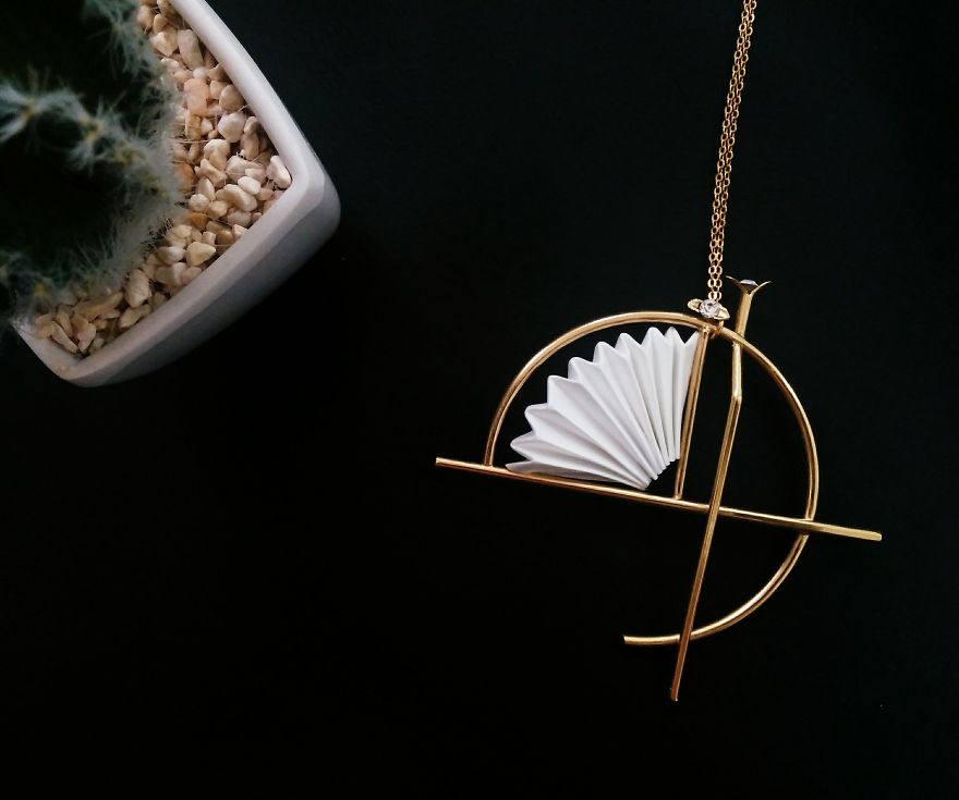 Origami Necklaces