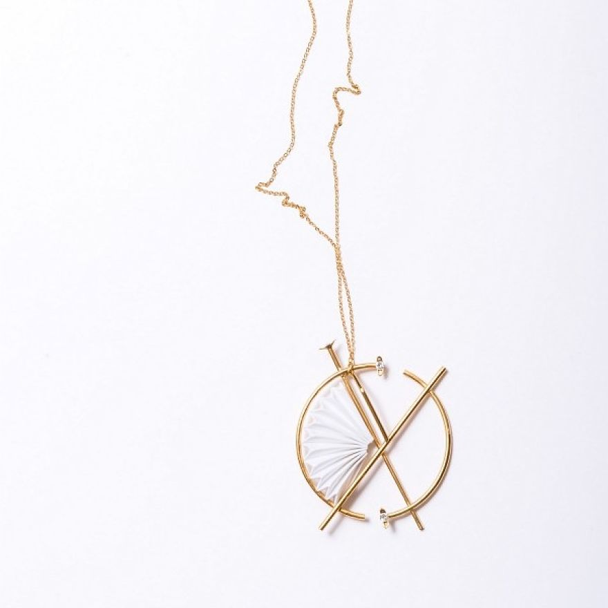 Origami Necklaces