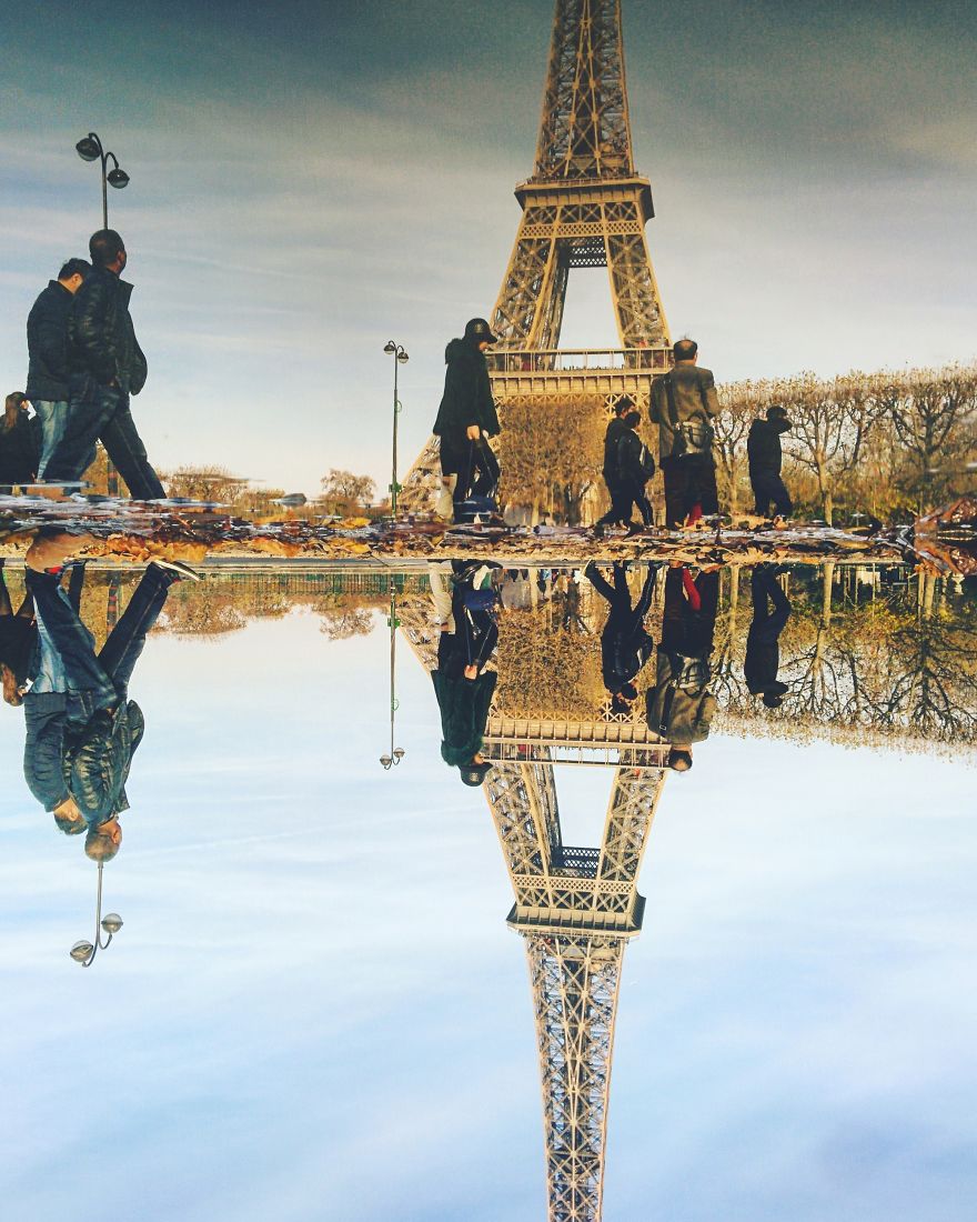 The Parallel Worlds Of Puddles In Paris