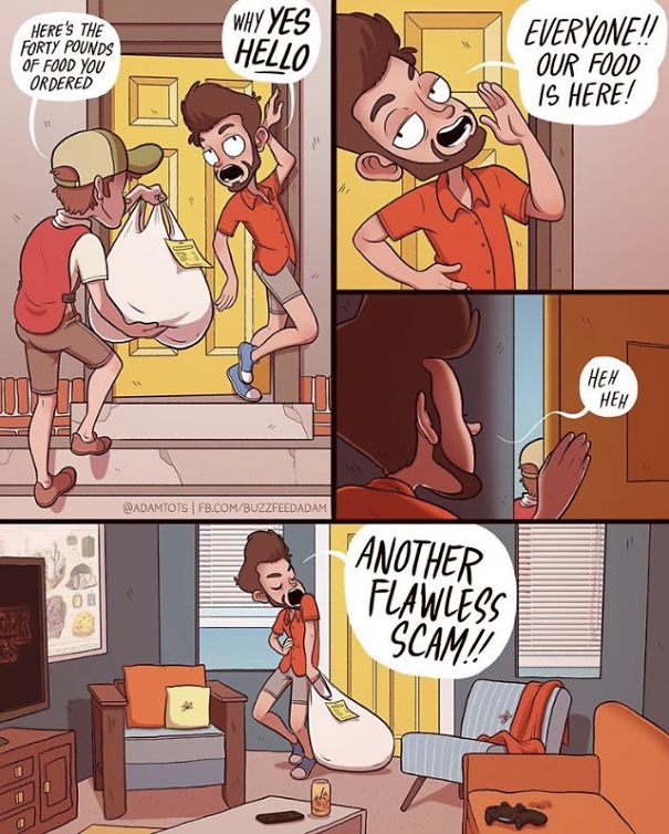 20+ Hilarious Comics By Adam Ellis