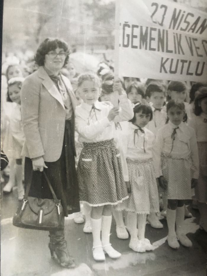 Young Students Celebrating The National Sovereignty And Children's Day In Turkey, April 24, 1970s