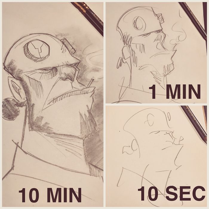 Hellboy Sketches!