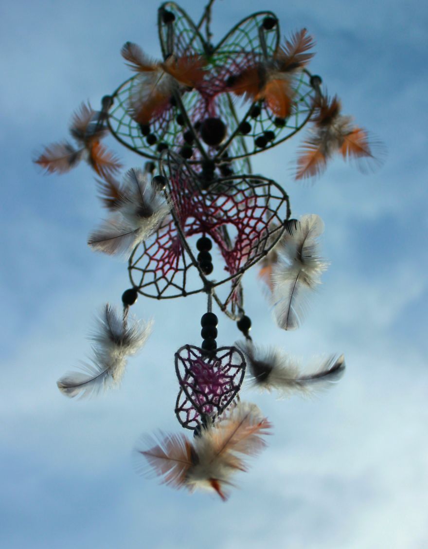 Amazing 3d Dreamcatcher By Flora String Art Amazing 3d Dreamcatcher By Flora String Art