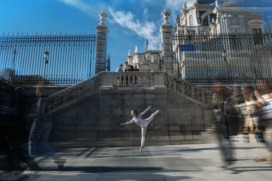 Surrealist Dancers In Madrid