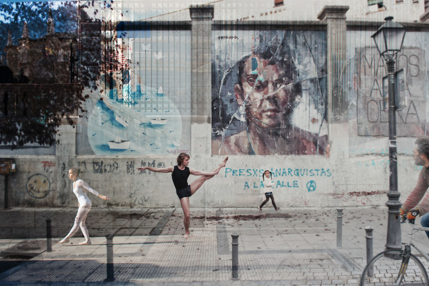 Surrealist Dancers In Madrid