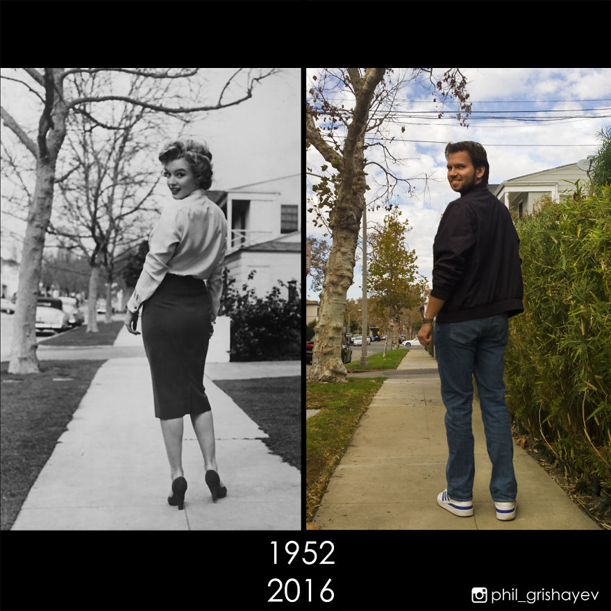 Guy Recreates Iconic Photo Shoots