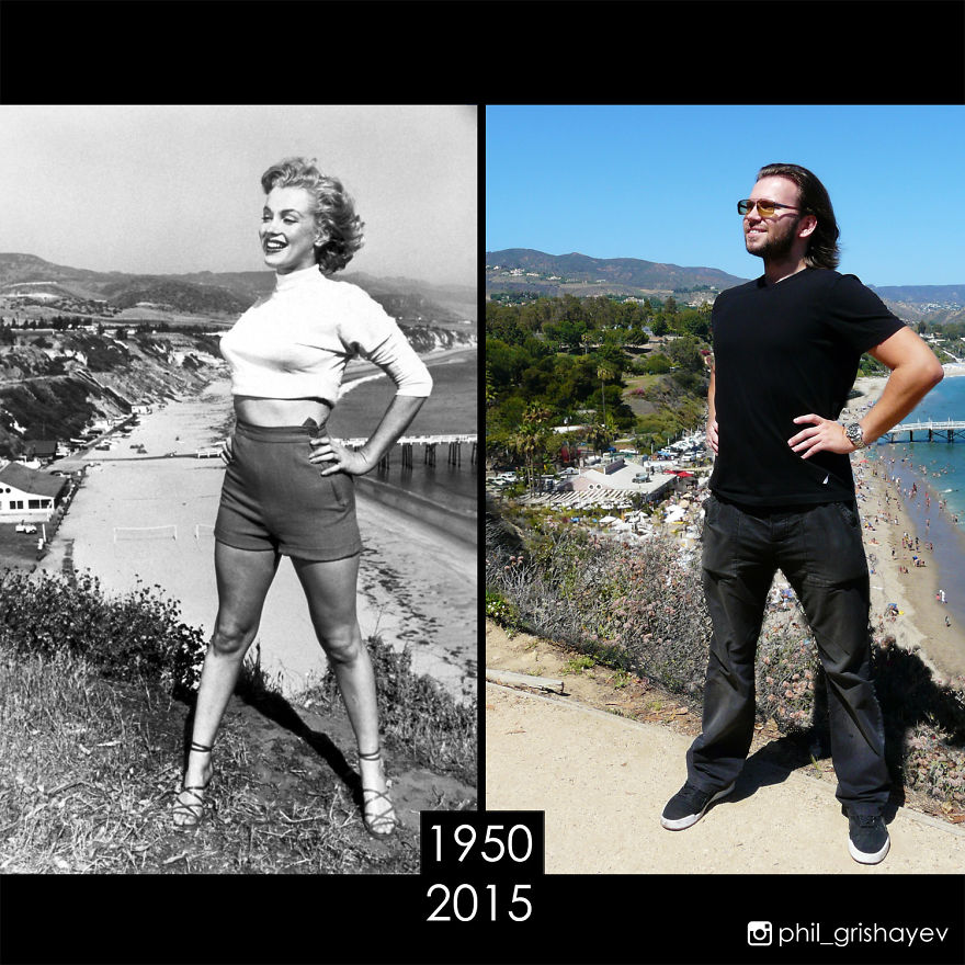 Guy Recreates Iconic Photo Shoots