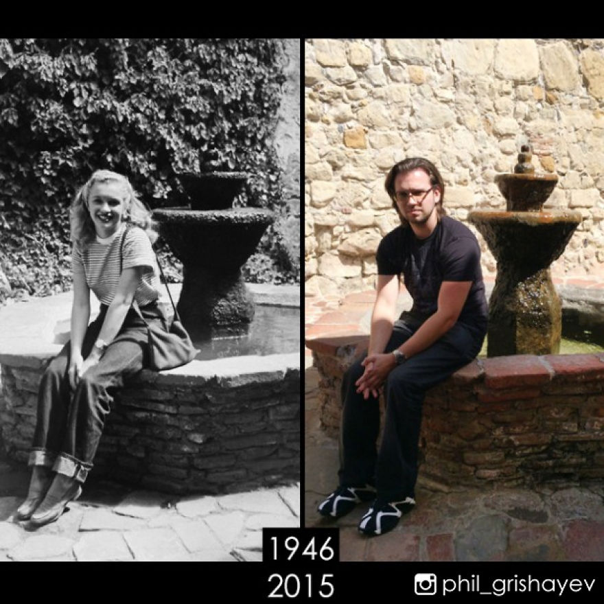 Guy Recreates Iconic Photo Shoots