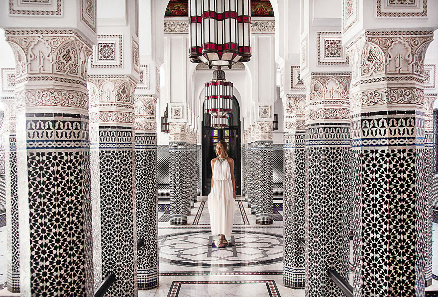 Marrakech, Morocco. Mamounia Hotel Strikes Again With Their Beautiful Architecture