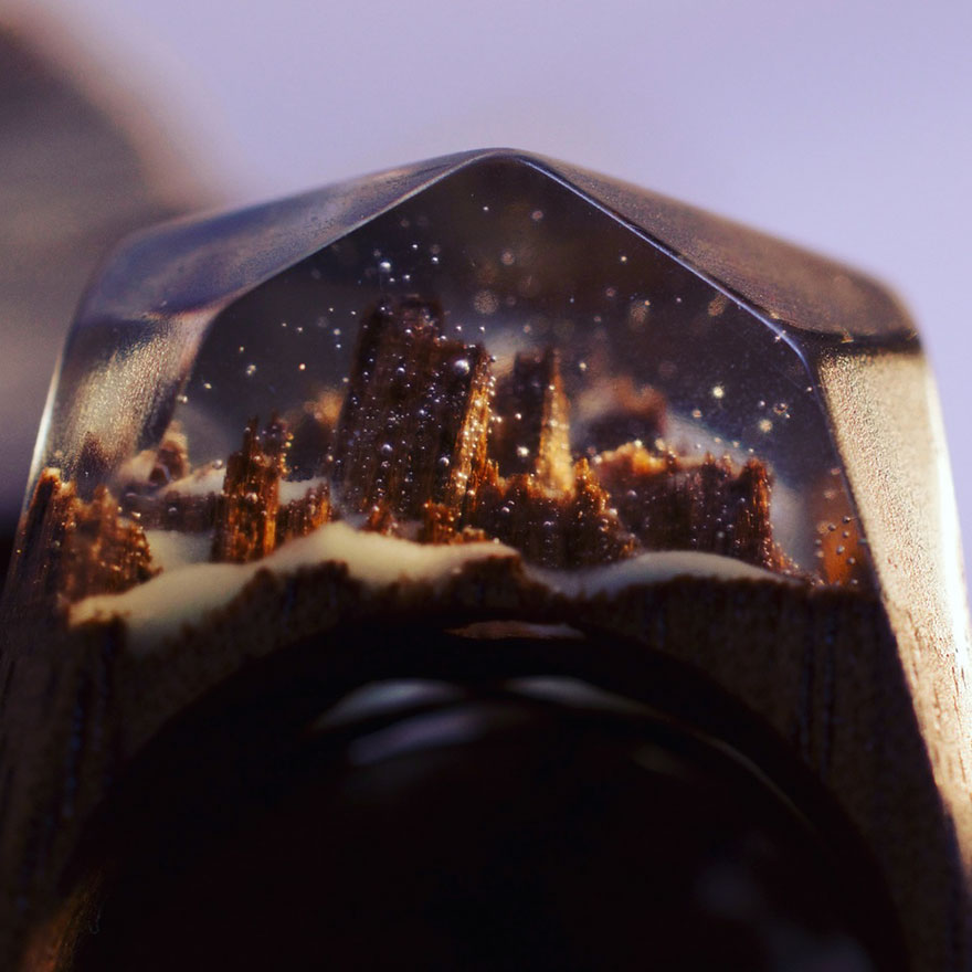 Man Proposed With A Beautiful Resin Ring, She Said Yes! Man Proposed With A Beautiful Resin Ring, She Said Yes!