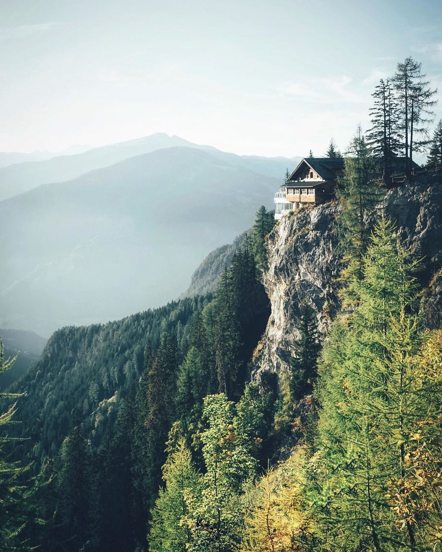 Dolomitenhütte In Osttirol, Austria