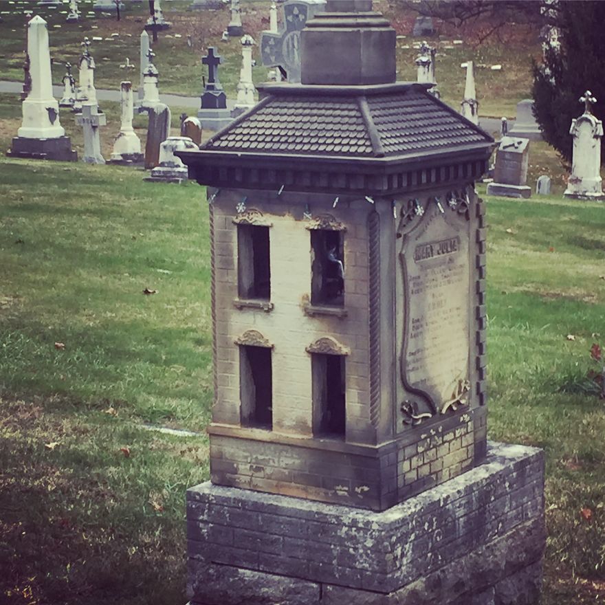 My Visit To An Eerie Dollhouse Tombstone From The 1860s