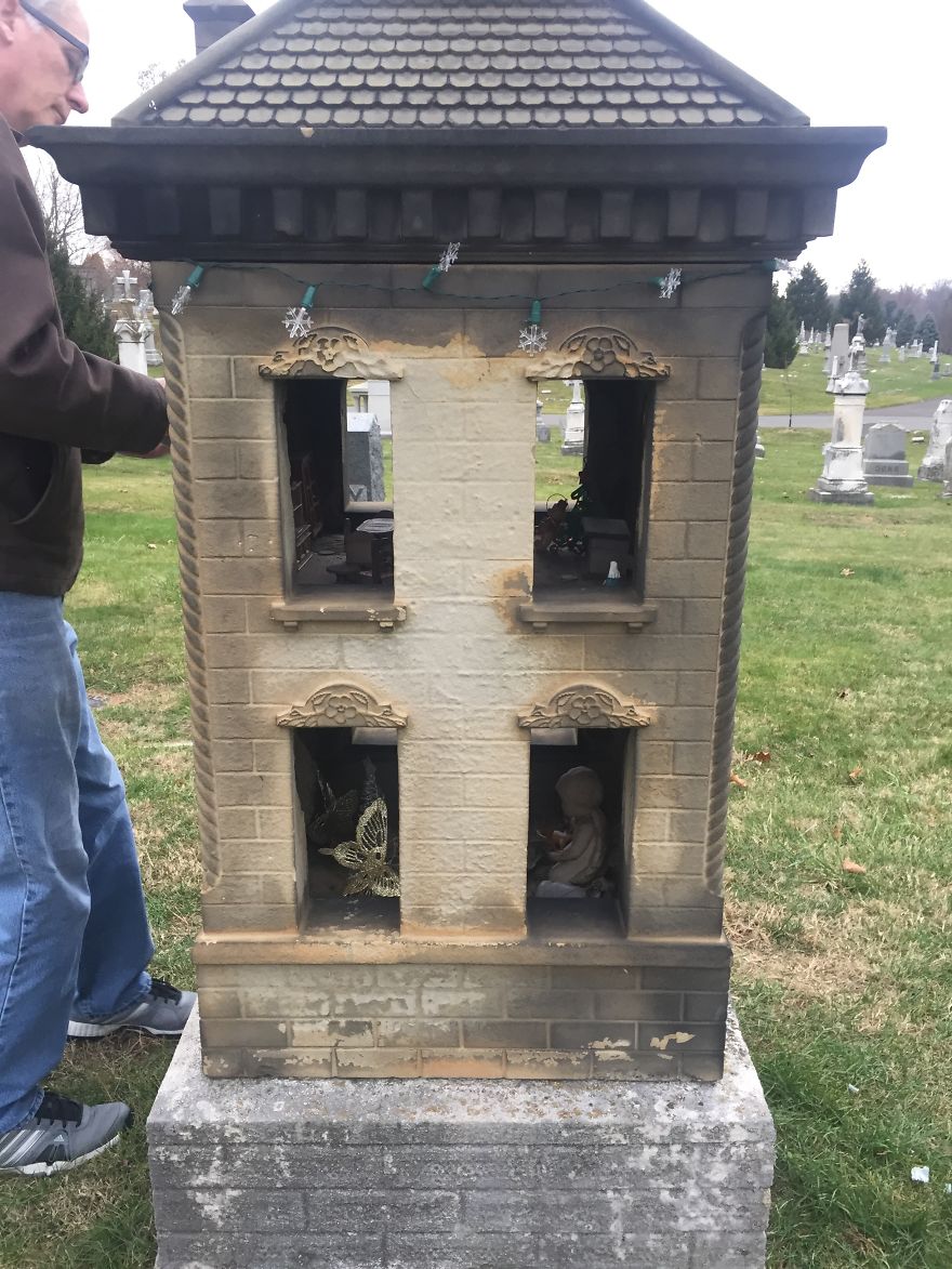 My Visit To An Eerie Dollhouse Tombstone From The 1860s