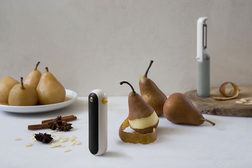 Apple Shot Corer Peeler Kitchen Home Funky Design Gift OTOTO