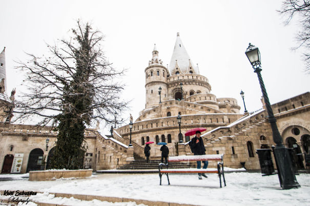One Day In Budapest Snowfall Series.