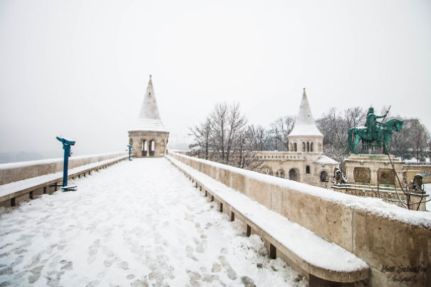 One Day In Budapest Snowfall Series.