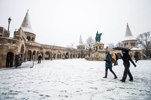One Day In Budapest Snowfall Series.