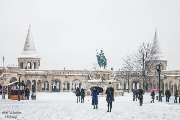 One Day In Budapest Snowfall Series.