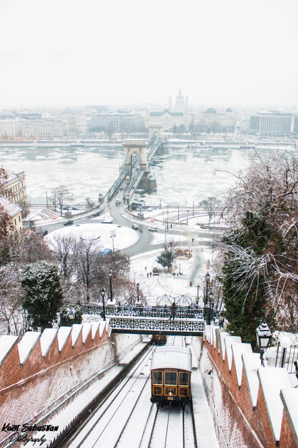 One Day In Budapest Snowfall Series.