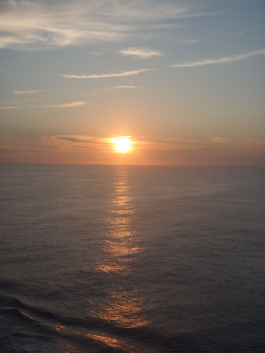 Sunset Photos I've Made While Working On Board A Cruise Ship