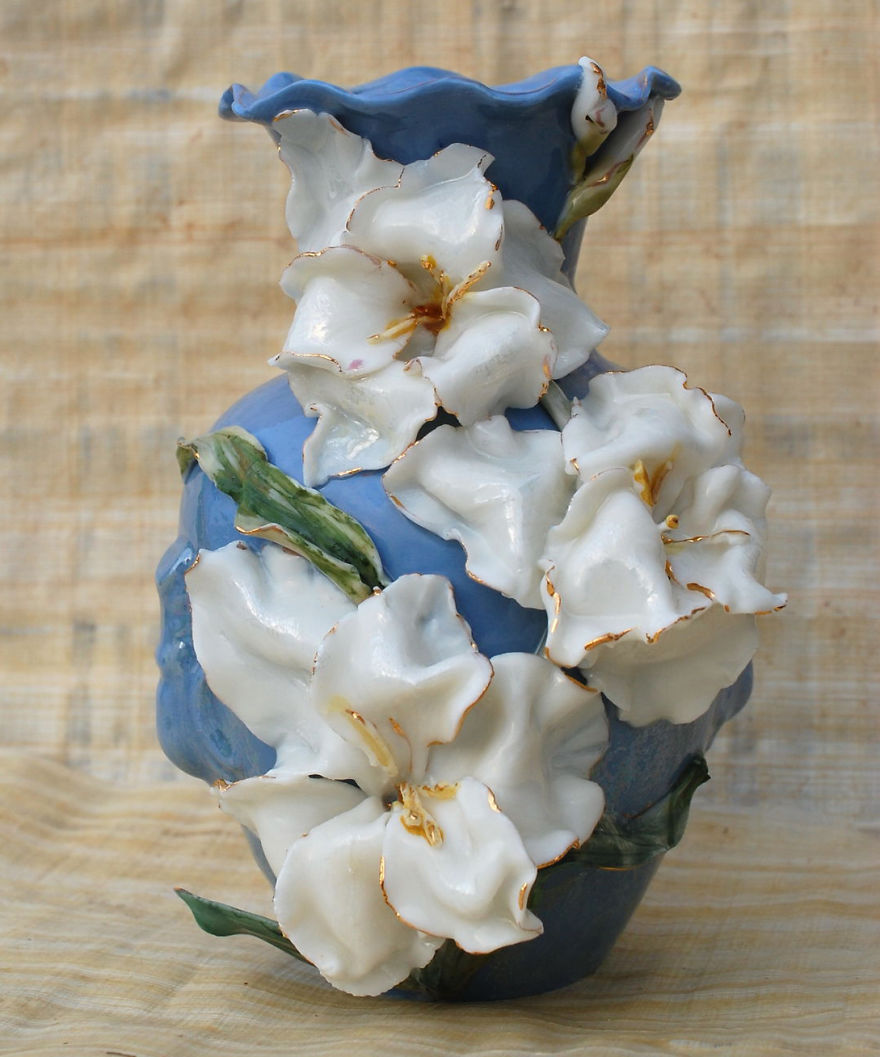 Porcelain Garden Of Eden: Bohemian Vases By Mila Arkhipova
