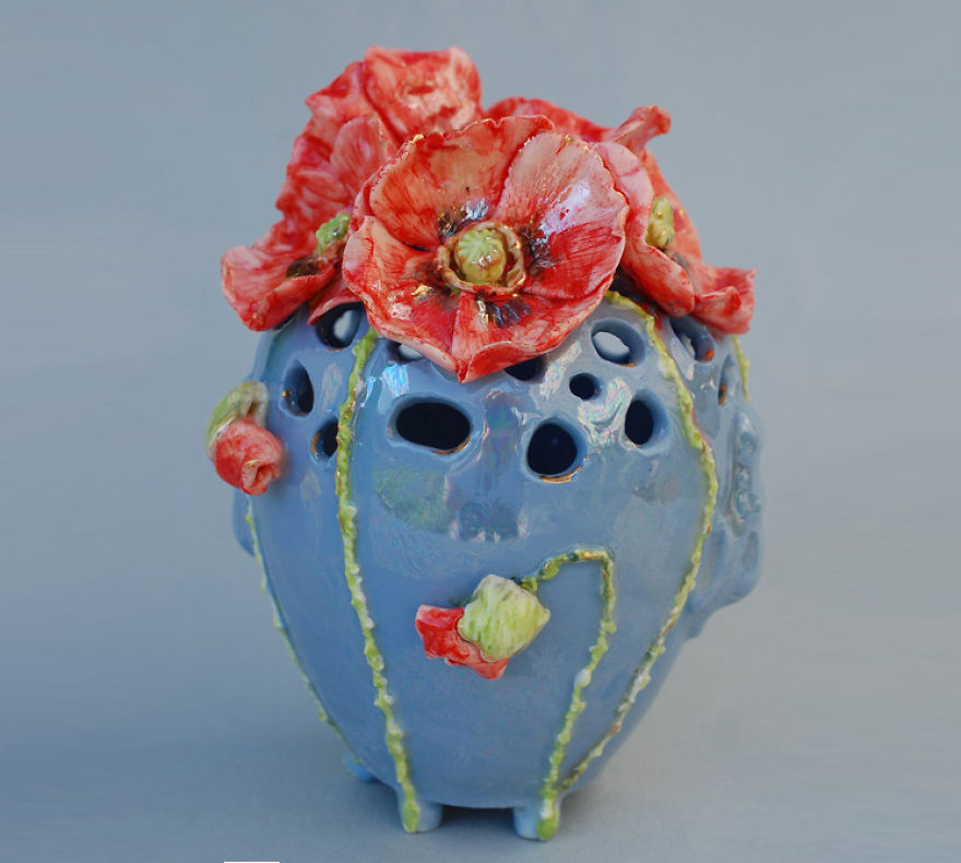 Porcelain Garden Of Eden: Bohemian Vases By Mila Arkhipova