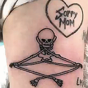 Walt Disney's The Skeleton Dance In Tattoos