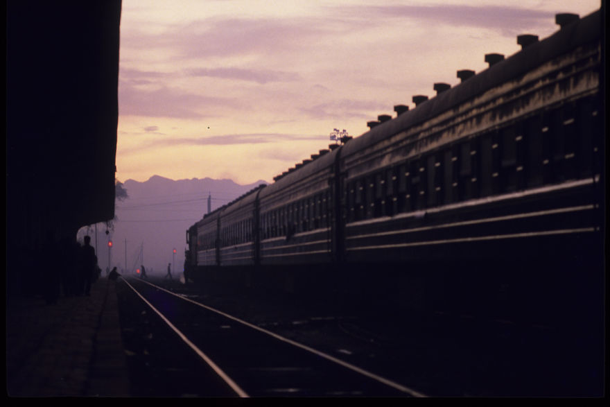 Hohhot Railway Station, Inner Mongolia, 1984