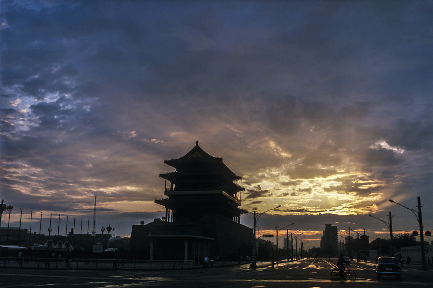 An Evening At Zhengyang Men, Beijing, 1985