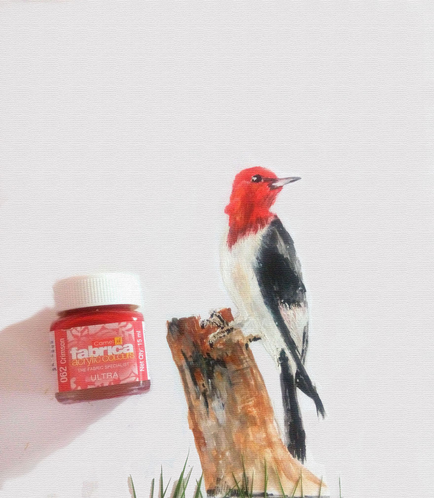 Soulful Birds Reside In My Canvases