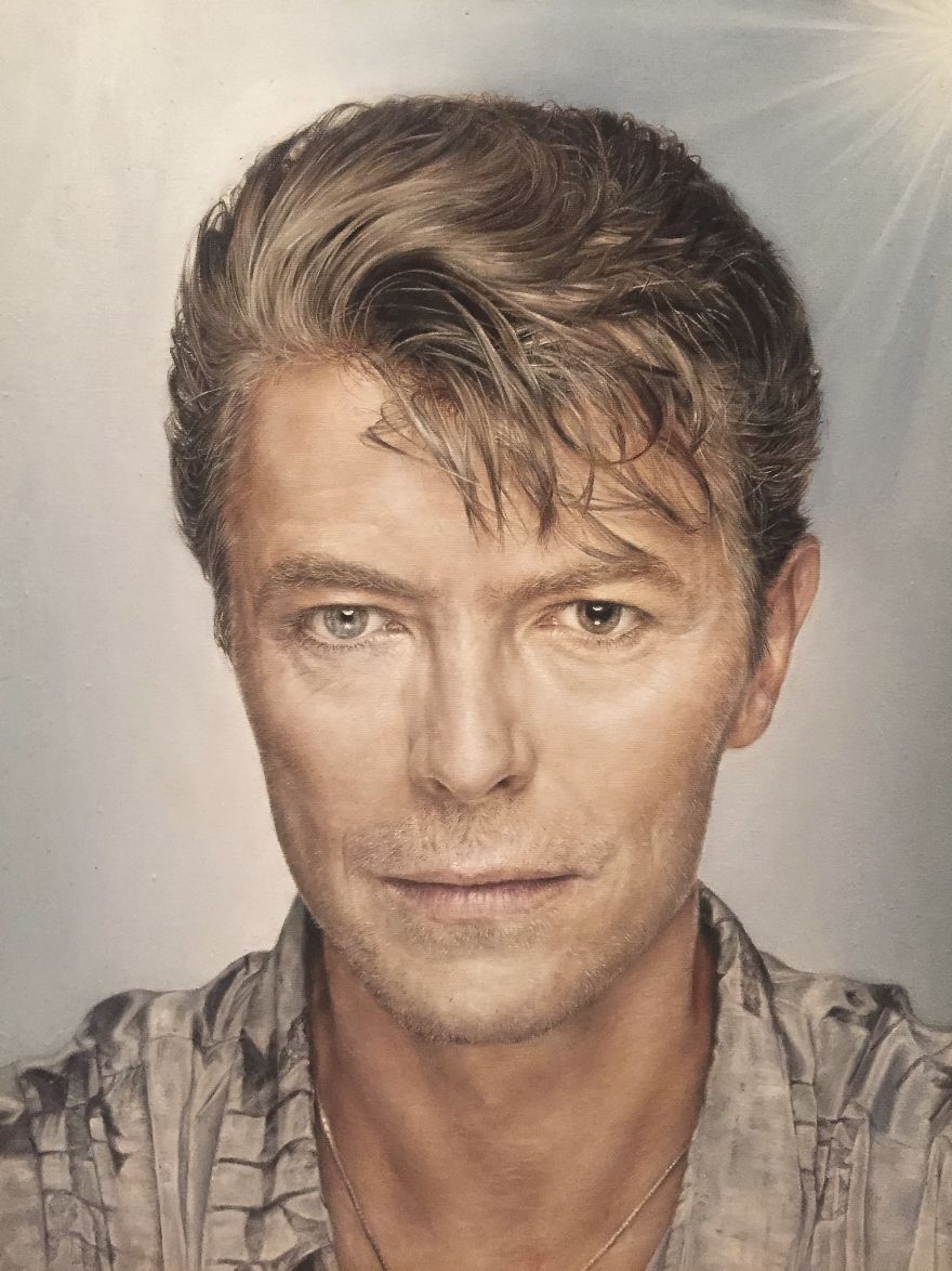 Speed Painting Of David Bowie