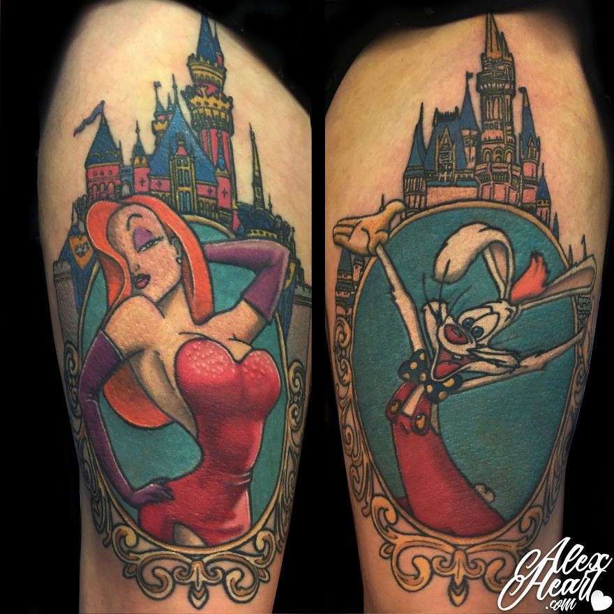 Tattoo Artist Alex Heart Recreates Disney Magic In Skin
