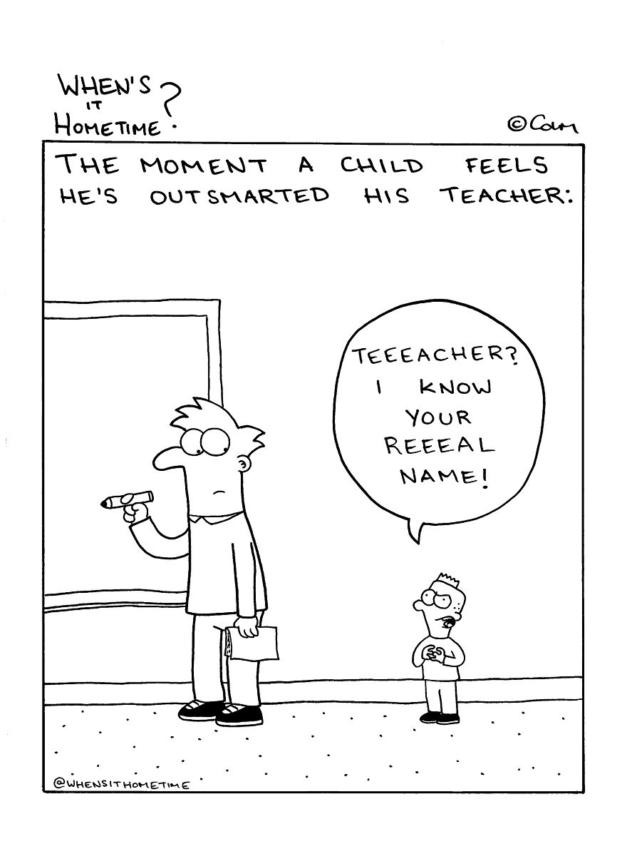 Teacher By Day...cartoonist By Night. Teacher By Day...cartoonist By Night.