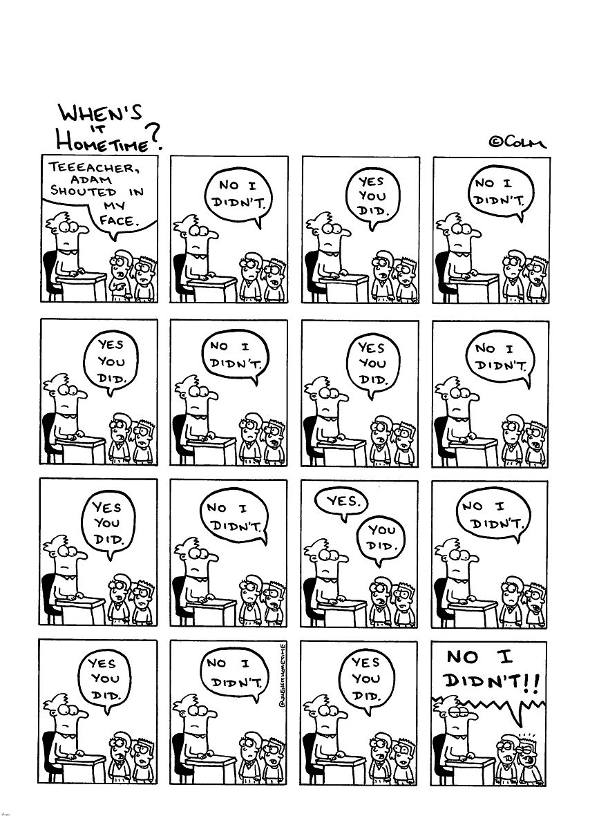 Teacher By Day...cartoonist By Night. Teacher By Day...cartoonist By Night.