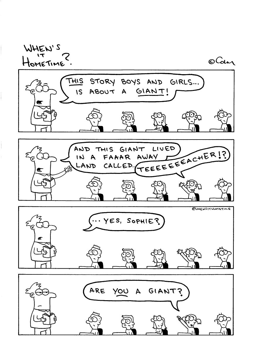 Teacher By Day...cartoonist By Night. Teacher By Day...cartoonist By Night.