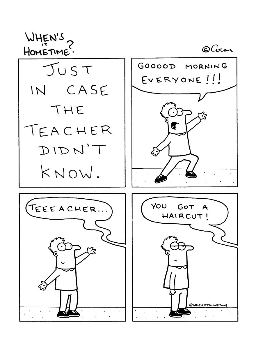 Teacher By Day...cartoonist By Night. Teacher By Day...cartoonist By Night.