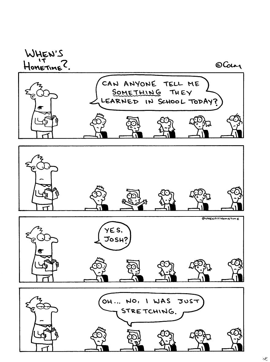 Teacher By Day...cartoonist By Night. Teacher By Day...cartoonist By Night.