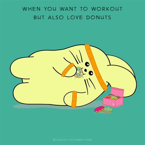 When You Want To Workout But Also Love Donuts.