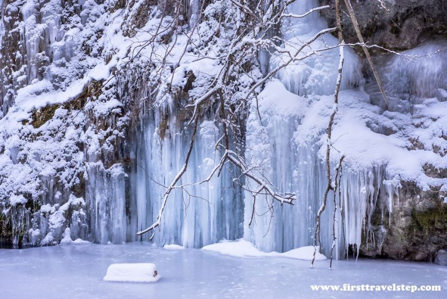 Winter In Slovakia- Ice Climbing In Natural Park Slovak Paradise