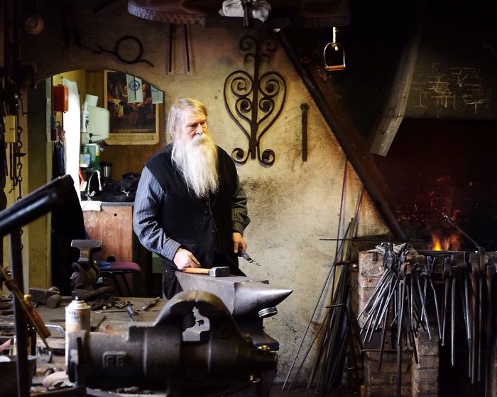 Blacksmith In A Museum